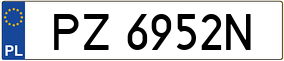 Truck License Plate